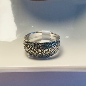 Sterling Silver Tibetan Filigree Ring